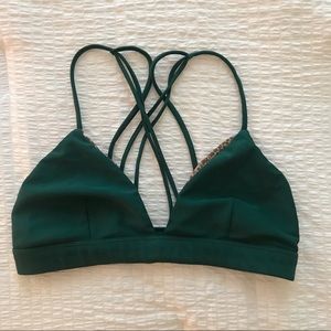Acacia Swim triangle bikini top size Medium!